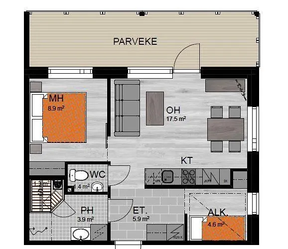 Polar Charm Huoneistot H Ja J Appartement